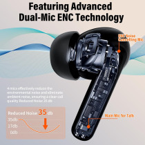 AI Translation Earbuds 164 Languages, Real-Time No Subscription, 42H Battery