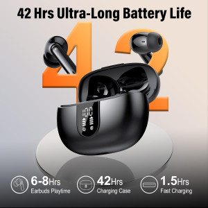 AI Translation Earbuds 164 Languages, Real-Time No Subscription, 42H Battery