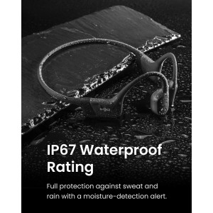 SHOKZ OpenRun Bone Conduction Headphones - Wireless, Sweat-Resistant, 8H Playtime