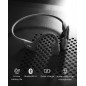 SHOKZ OpenRun Bone Conduction Wireless Sport Headphones, Sweat Resistant, 8H Playtime, Mic - Black