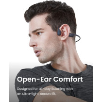 SHOKZ OpenRun Bone Conduction Headphones - Wireless, Sweat-Resistant, 8H Playtime