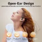 Casque Bluetooth 5.4 Open Ear avec Oreillette Ergonomique, Écran Digital, 40H, IPX6 - Noir