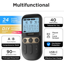 4-in-1 TENS EMS Muscle Stimulator | Dual Channel Pain Relief Device