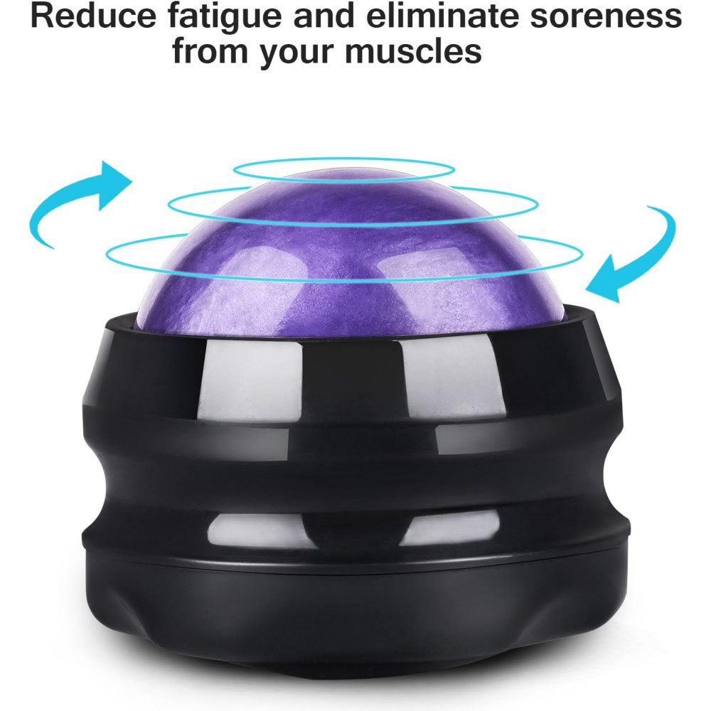 Solacium Manual Massage Roller Ball – Deep Tissue Pain Relief Tool