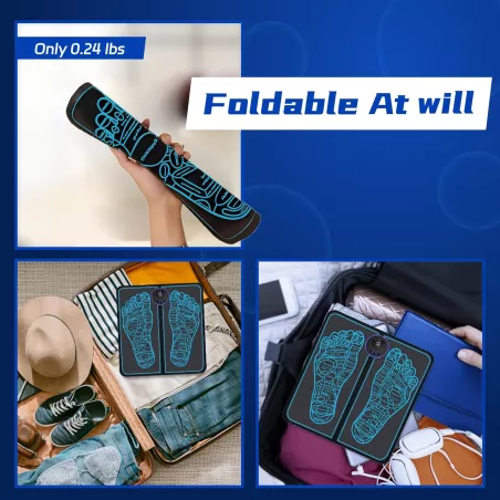 Beyn Health Expert : Tapis Massage Pieds Rechargeable 8 Modes
