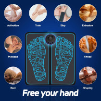 Beyn Health Expert : Tapis Massage Pieds Rechargeable 8 Modes