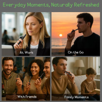 Natural Herbal Air Stick – 4Pack Smokeless Inhaler for Quit Smoking & Stress Relief