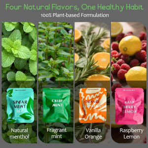 Natural Herbal Air Stick – 4Pack Smokeless Inhaler for Quit Smoking & Stress Relief