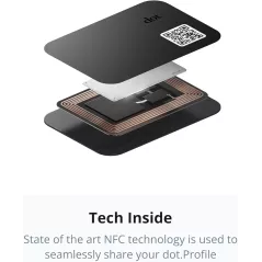 dot. Thin - Carte de Visite Digitale Compatible iPhone & Android
