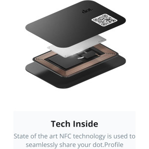 dot. Thin - Carte de Visite Digitale Compatible iPhone & Android