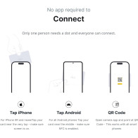 Dot.Card Metal Digital Business Card – Tap Compatible w/ iPhone & Android