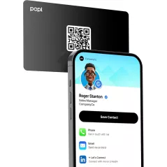 Carte de Visite NFC Popl : Partage Instantané Sans Appli