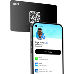 Carte de Visite NFC Popl : Partage Instantané Sans Appli