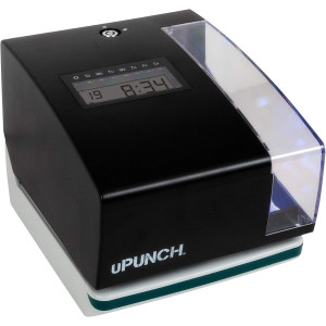 uPunch CR1000 Digital Time Clock & Date Stamp – Employee Time Tracking Kit