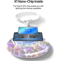 Popl Keychain Digital Business Card – Share Contacts, Social & Payments