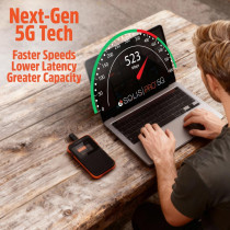 Solis Pro Mobile 5G Hotspot & Power Bank | Lifetime Data & Wi-Fi 6E