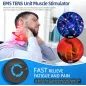 Mini Massager Rechargeable TENS Unit Stimulateur Musculaire EMS Soulagement Douleur Dos, Cou, Bras