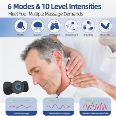 Mini Massager Rechargeable TENS pour Soulagement Musculaire