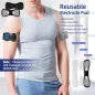 Mini Massager Rechargeable TENS Unit Stimulateur Musculaire EMS Soulagement Douleur Dos, Cou, Bras