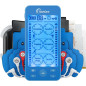 Tens Unit Plus 24 Rechargeable Electronic Pulse Massager - Multi Mode Device with Accessories (Blue)
