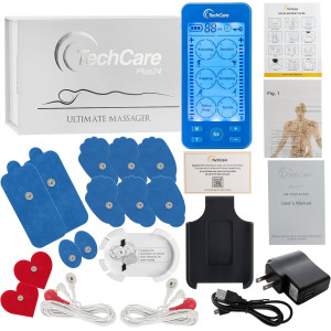 Tens Unit Plus 24 - Rechargeable Multi-Mode Pulse Massager (Blue)
