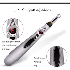 Stylo Acupuncture Électrique 3-en-1 pour Soulagement Douleur