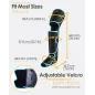 Appareil de massage jambes avec chaleur, compression air, 3 intensités, 6 modes – soulage douleur & gonflement