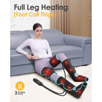 Appareil Massage Jambes Chauffant - Compression Air 3 Intensités