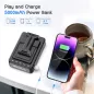 Support de téléphone pliable TechGlow avec enceinte Bluetooth et batterie externe – Cadeau anniversaire tech.