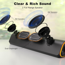 SOULION R50 Bluetooth PC Speakers with LED Lights & USB Power