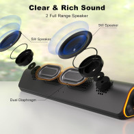 Enceintes Bluetooth SOULION R50 PC, LED & Son Surround