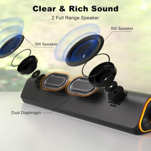 SOULION R50 Bluetooth PC Speakers with LED Lights & USB Power