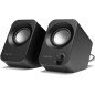 14W USB Powered Stereo PC Speakers with 30° Tilt & Volume Dial, Compact Black for Desktop & Gaming 14W USB Powered Stereo PC Speakers with 30° Tilt & Volume Dial, Compact Black for Desktop & Gaming