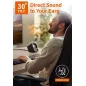 Enceintes stéréo PC 14W, USB, compactes avec inclinaison 30°, contrôle volume, noir