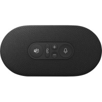Haut-parleur Microsoft Modern USB-C certifié Teams, stéréo compact, micro anti-bruit, commandes d'appel, noir