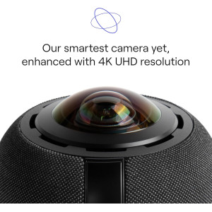 Meeting Owl 4+ 4K 360° Video Conference Camera with Smart Zoom & Mic