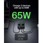 Belkin Power Bank 20000mAh 65W, Chargeur Portable 3 Ports USB-C & USB-A pour Laptop, iPhone, MacBook, iPad, Samsung - Noir