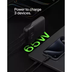Chargeur Portable Belkin 20000mAh 65W USB-C & USB-A Noir