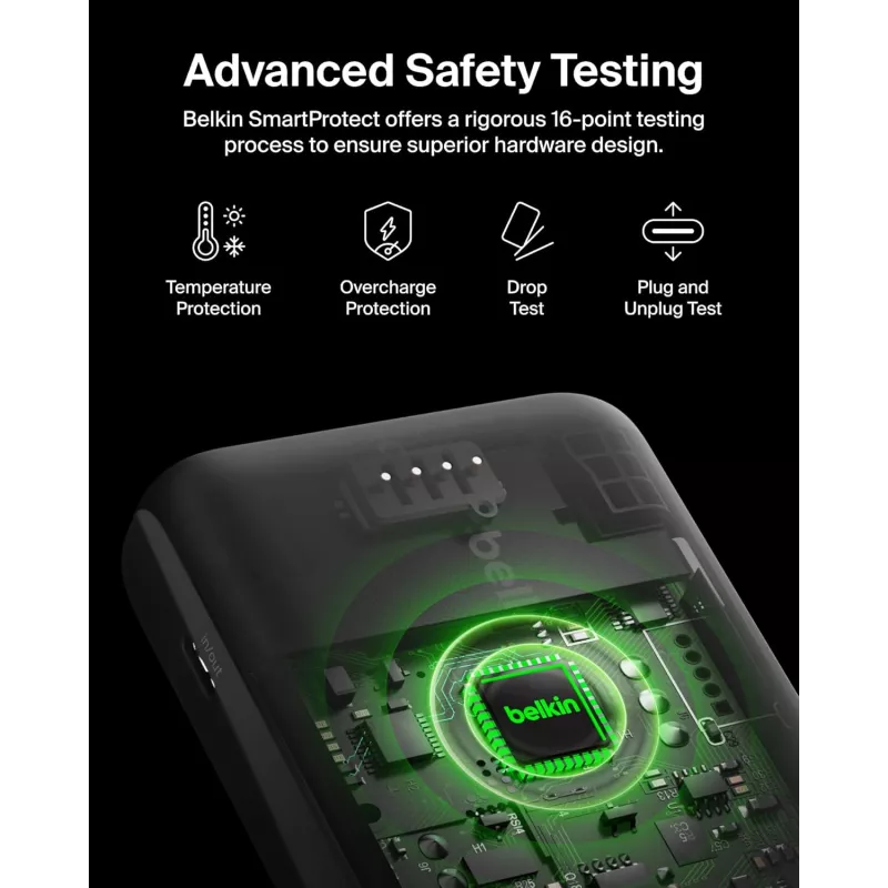 Belkin Power Bank 20000mAh USB-C 15W Silver - iPhone, Samsung
