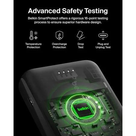Belkin Power Bank 20000mAh USB-C 15W Silver - iPhone, Samsung