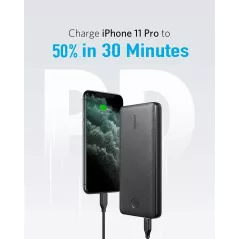 Anker PowerCore Essential 20000 PD 18W Banque d'Énergie USB-C 20,000mAh pour iPhone 12/Samsung