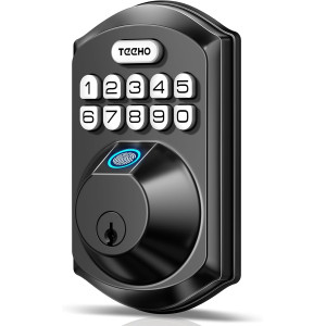 TEEHO TE002 Fingerprint Door Lock - Smart Keyless Entry Deadbolt