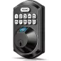 Serrure Biométrique TEEHO TE002 - Clavier Électronique, Sans Clé, Auto-verrouillage, Noir Mat