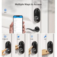 Veise RZ07 Smart Fingerprint Lock | 7-in-1 Keyless Entry & App Control