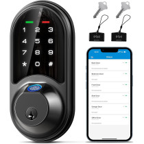 Veise RZ07 Smart Fingerprint Lock | 7-in-1 Keyless Entry & App Control