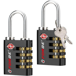 Cadenas TSA Double Ouverture - Clé & Code, Acier Inox (2)