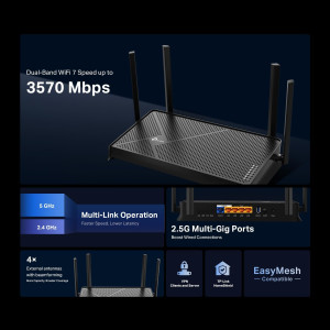 Routeur Wi-Fi 7 TP-Link Archer BE230 Dual-Band 4-Streams