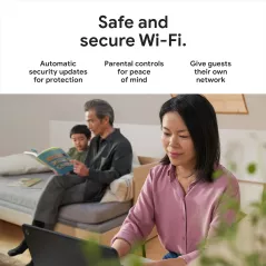 Google Nest WiFi Pro 6E - Kit 3 Routeurs Mesh Blanc Neige