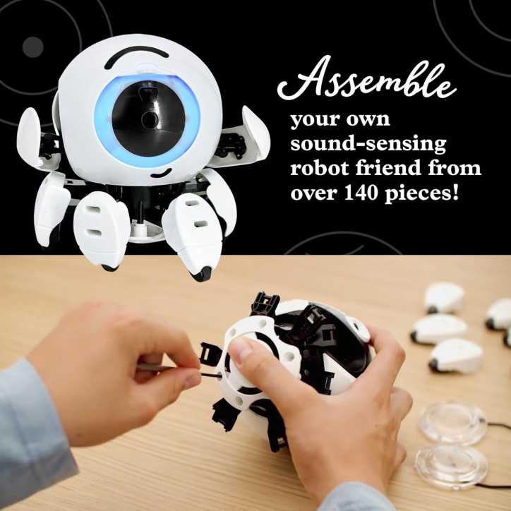 Thames & Kosmos Hero : Kit Robot STEM réactif au son, exploration ingénierie et technologie sonore éducative