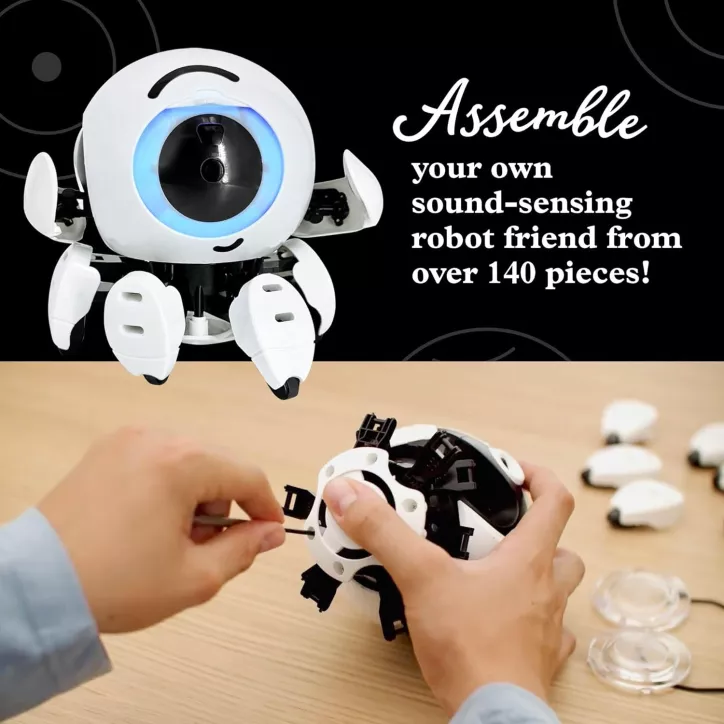 Thames & Kosmos Hero : Kit Robot STEM réactif au son, exploration ingénierie et technologie sonore éducative